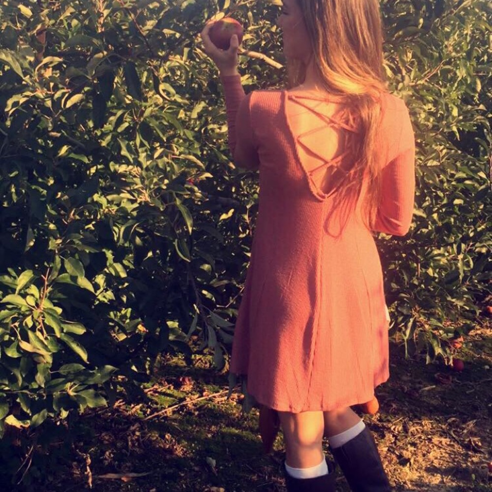 Forever 21 Lace Up dress